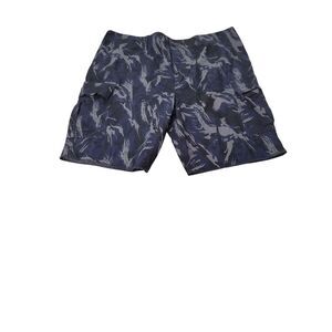 Nike Shorts Mens 40 Blue Black Cargo Hiking Outdoor Fishing Short Adult